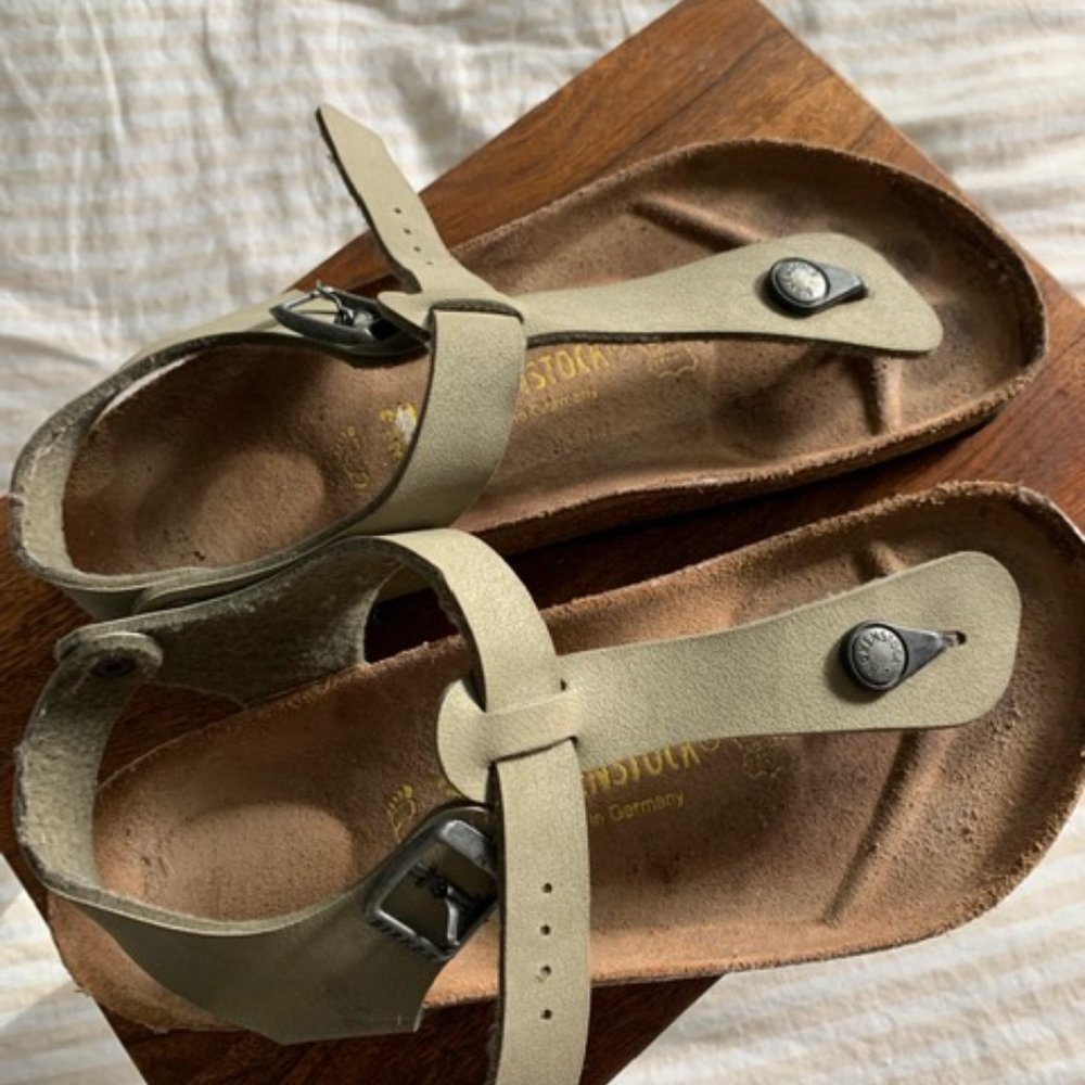 BIRKENSTOCK – KAIRO – SUEDED GREEN – SIZE 39